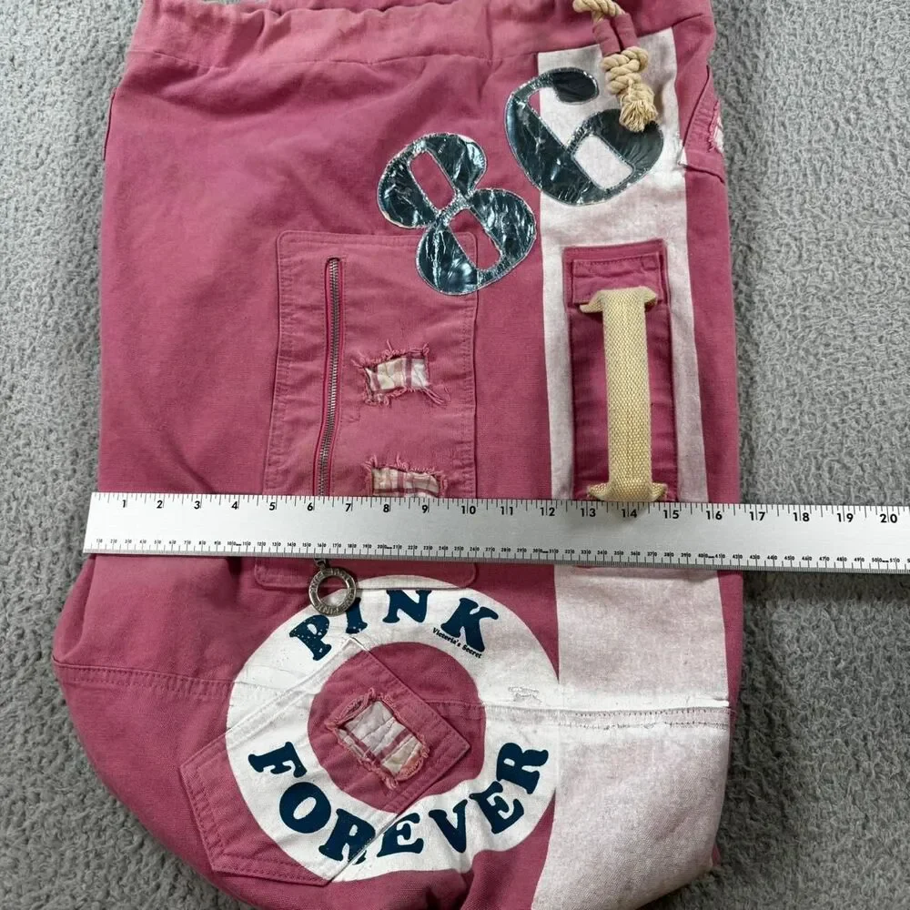 Victoria-s-secret Women's Pink and Red Bag